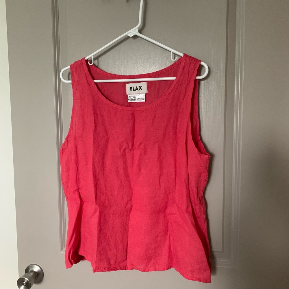 Flax 100% Linen Tank Women’s Medium
